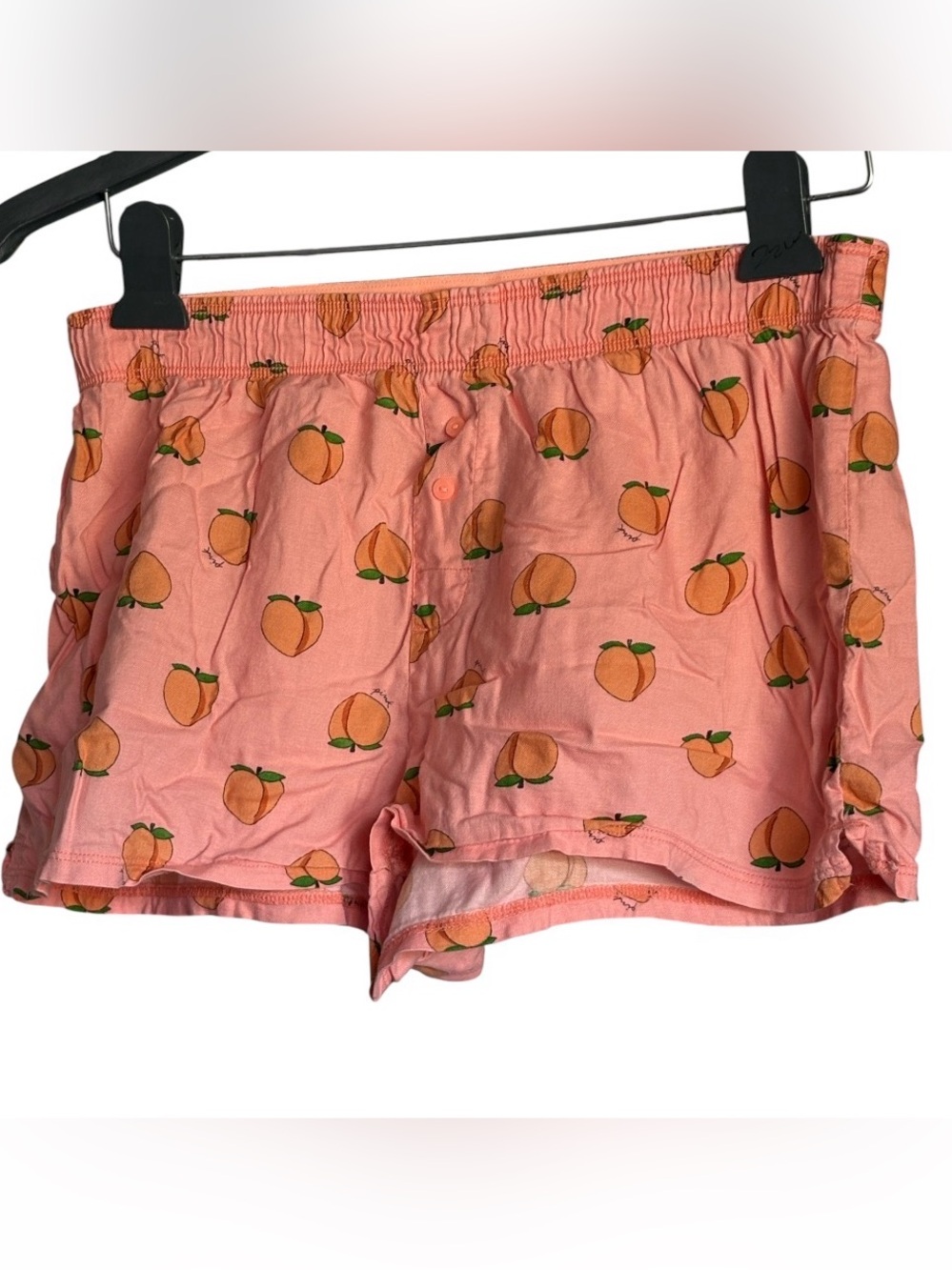 PINK Victoria's Secret Peach-Print Lounge Shorts in Coral Pink - Picture 2 of 7